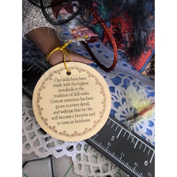 Vintage Duck House Heirloom Porcelain Indian Doll Bow & Arrow - Picture 13 of 14